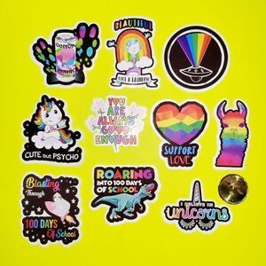 3/$20 Brand New 10x Waterproof Funny stickers #4